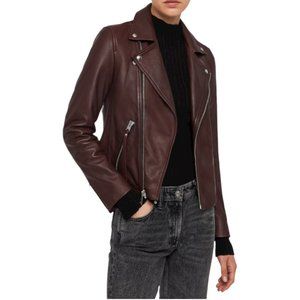 NEW AllSaints Dalby Leather Biker Jacket